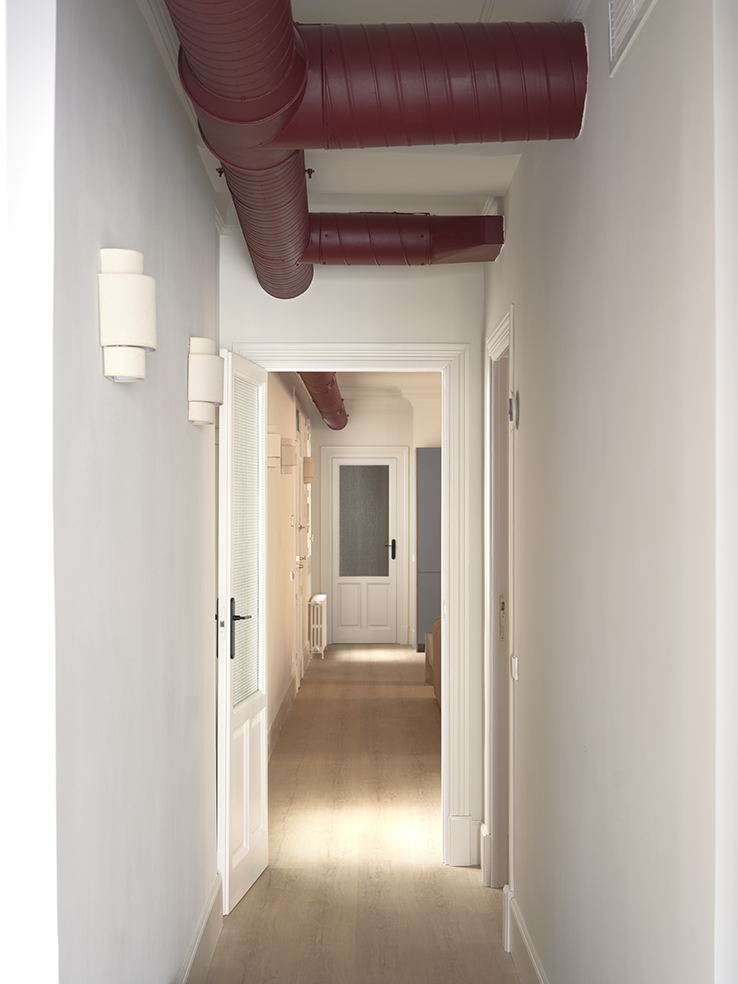 Pasillo interior de la casa